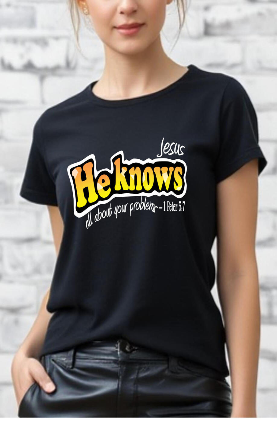 He Knows Christian Women's T-shirt