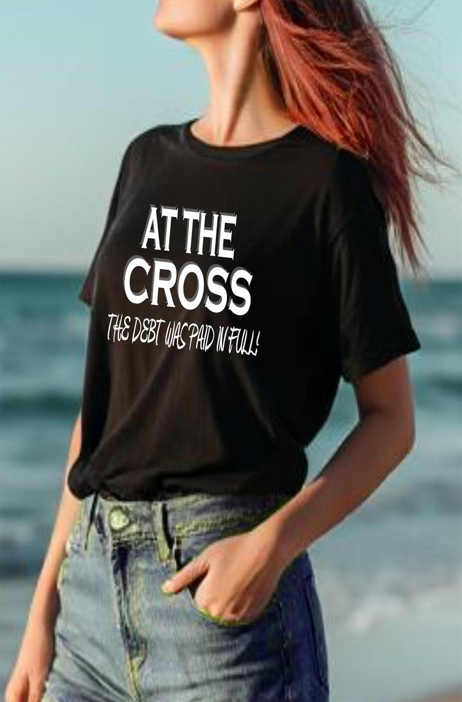 At The Cross Women's Christian T-shirt