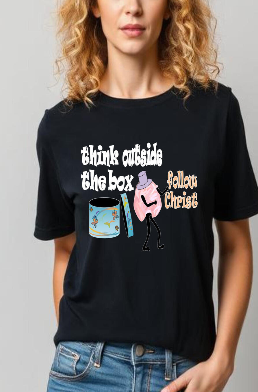 Think Outside The Box Women's Christian T-shirt