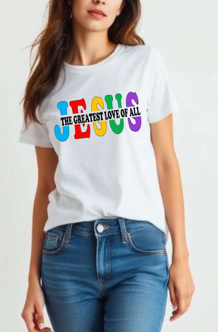 The Greatest Love of All Christian Women's T-shirt.